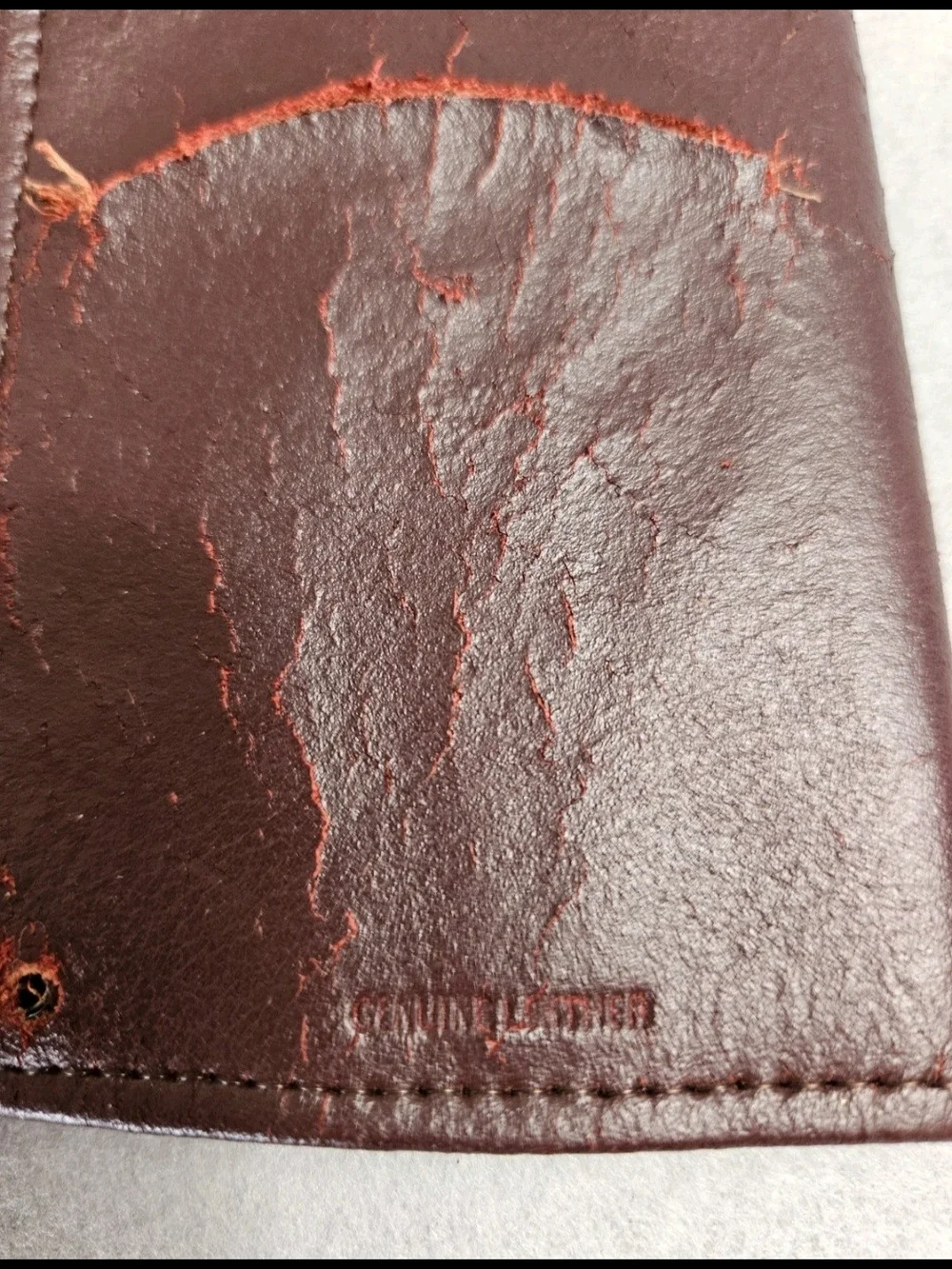 Vintage Capezio 1887 Brown Leather Photo Card Wallet Holder
